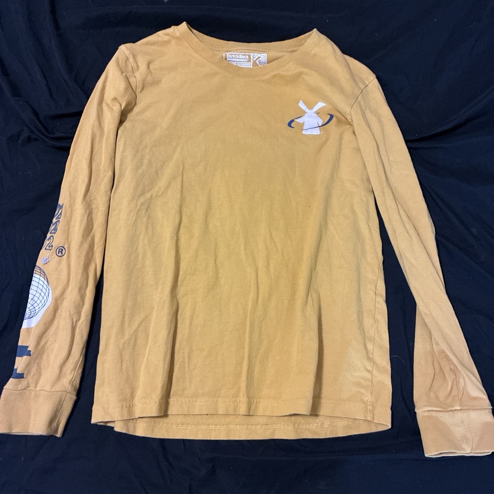 Dutch Bros Mustard Long Sleeve Shirt